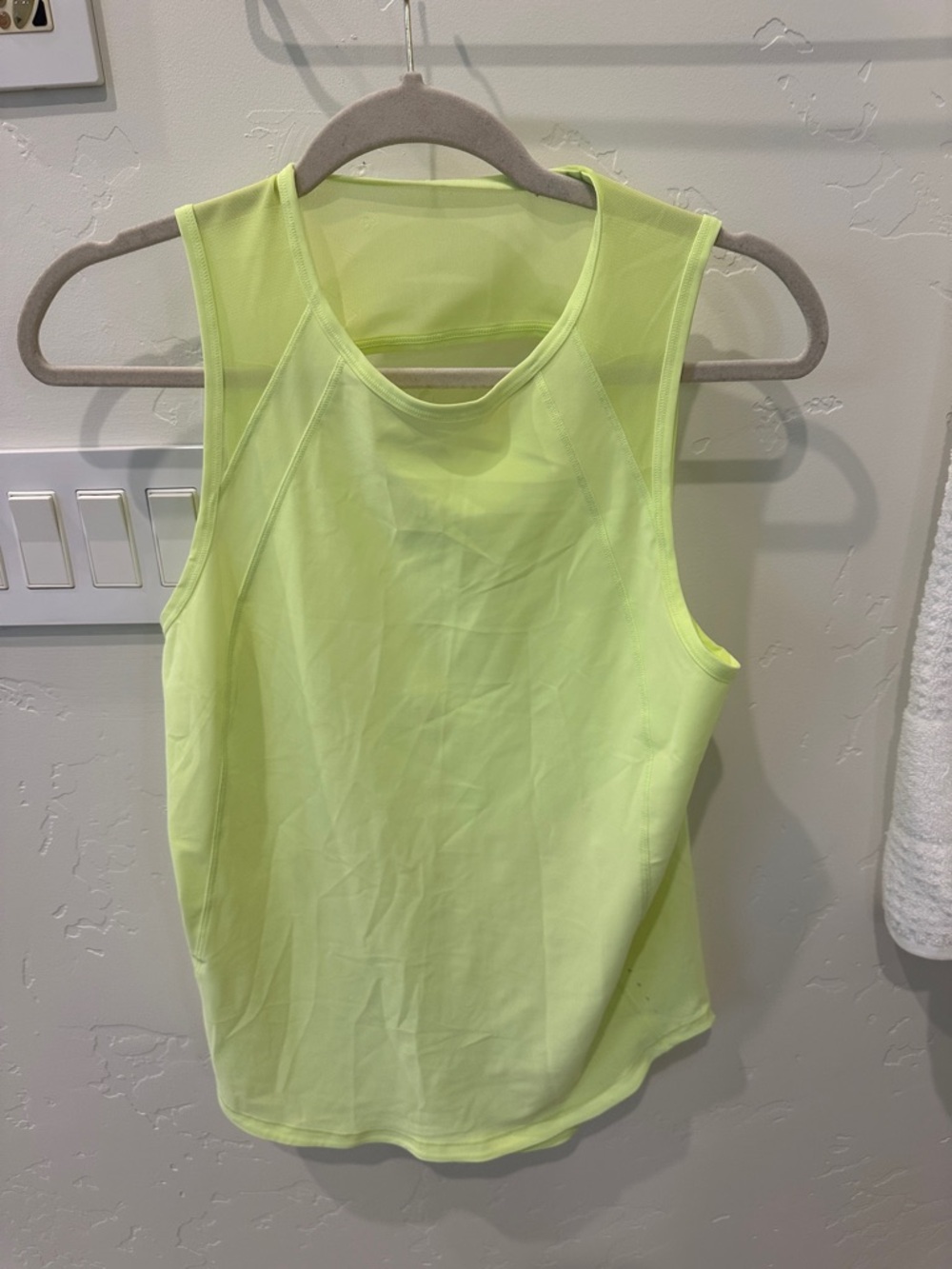 Sculpt Tank Top - Neon Yellow